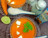 गाजर अदरक सूप (Carrot Ginger Soup recipe in Hindi) रेसिपी चरण 10 फोटो