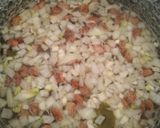 Tejfölös bableves recept fázis 3 fotója