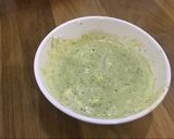 Hình bước làm 3 của món Pancake cải kale, yến mạch, hạt lanh lót táo 🍎 và lê 🍐