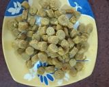 A picture of step 6 of Gatte ki sabzi.