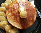 A picture of step 6 of Whey Protein Banana Pancakes.