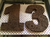 NUMBER CAKE de brownie para cumpleaños 1️⃣3️⃣🎉🎊