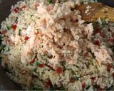 Foto del paso 4 de la receta: Arroz con salmón y pimientos