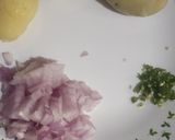 A picture of step 1 of Aaloo paratha.