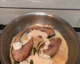 A picture of step 7 of Ilish er Nonibahar (Ilish Maach / Hilsha fish cooked in fresh cream).