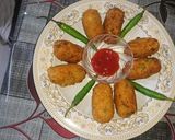 A picture of step 8 of Corn cheese cutlet.