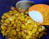 A picture of step 5 of Sweetcorn Bhel.