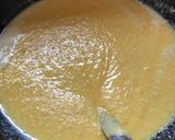 A picture of step 3 of Mango Sheera.