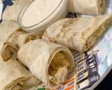 A picture of step 5 of Chicken Shawarma with Mashrouh Bread.