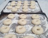 Foto langkah ke 8 dari resep Eggless donut, metode water roux/thanzhong.