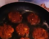 A picture of step 2 of Beetroot kabab.