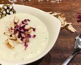 A picture of step 6 of Coconut phirni.