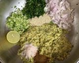 A picture of step 1 of Homemade Falafel Hummus & Chili Garlic Thahina { Mediterrian }.