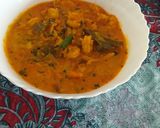 A picture of step 4 of Doi chingri prawns- bengali recipe.