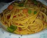 A picture of step 4 of Spaghetti joff.