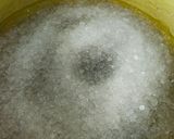 A picture of step 2 of Orange Halwa Barfi.