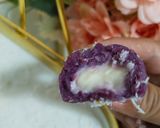 Foto langkah ke 7 dari resep Cenil Ubi Ungu & Cilembu Isi Keju.