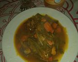 صورة لخطوة 5 من وصفة لوبيا خضراء بلحم الغنم 🐏🥩🤤