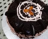A picture of step 9 of Oreo brownies cake.