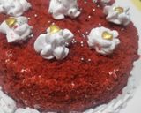 A picture of step 3 of Red velvet cake.
