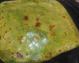 Palak paratha recipe step 3 photo