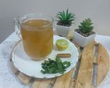 A picture of step 4 of Lemon grass Tulsi tea 🍵.
