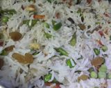 A picture of step 2 of Veg Fried Rice.