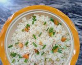 A picture of step 4 of Making sticky rice to regular (non sticky rice).