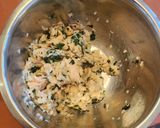 A picture of step 5 of Chicken Florentine Meatballs over Zucchini Noodles.