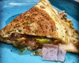 Foto del paso 3 de la receta: Cena saludable! Tortilla fit, jugosa de jamón York, puerro y atún