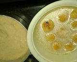A picture of step 2 of Soft & spongy dahi bhalle.