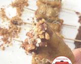 Foto langkah ke 5 dari resep Sate pisang goreng madu oles ovomaltine kacang #homemadebylita.