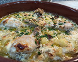 Foto del paso 3 de la receta: Muslitos de pollo al Roquefort con dátiles y zumo de naranja 🍗