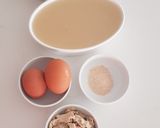 A picture of step 1 of Chinese Congee/Jook using Leftover cooked Rice.