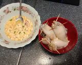 Foto langkah ke 4 dari resep Gulai cumi isi tahu telur.