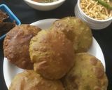 छोले मसाला पालक पूरी ( chole masala palak रेसिपी चरण 8 फोटो