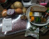 Paradicsomszószban sült kofta és burgonya mediterrán módra recept fázis 1 fotója