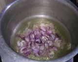 A picture of step 1 of Sindhi biryani.