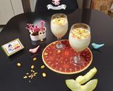 عکس مرحله 8 از دستور دسر خربزه لیوانی🍸🥰