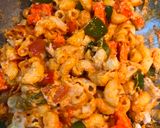 A picture of step 10 of Desi Paneer Tikka Mac ‘and’ Cheese.