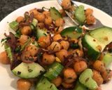 A picture of step 7 of Warm Chickpea salad.