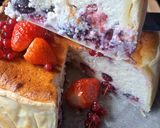 Une image de l'étape 4 de Tarte fromage blanc, ricotta et fruits rouges.