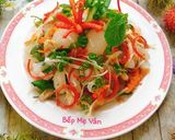 Hình bước làm 7 của món Gỏi gà chôm chôm