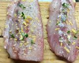 Foto del paso 1 de la receta: Corvina negra al limón y ajo negro