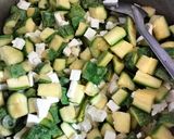 A picture of step 2 of Mexican-Style Zucchini with Pork Ribs and Cheese.