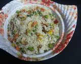 A picture of step 7 of Mixed Fried Rice.