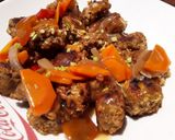 Foto del paso 8 de la receta: Albóndigas🍱 de leguminosas y semillas de calabaza🎃 en salsa agridulce🍯