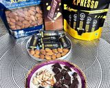 A picture of step 15 of ☕🌍🍫 Italian-Inspired Espresso Almond Mug Cake | Rich Coffee Flavor & Chocolate Almond Topping.