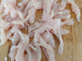 Salteado de pollo con pak choi