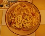 Une image de l'étape 7 de Pâtes à la Carbonara.